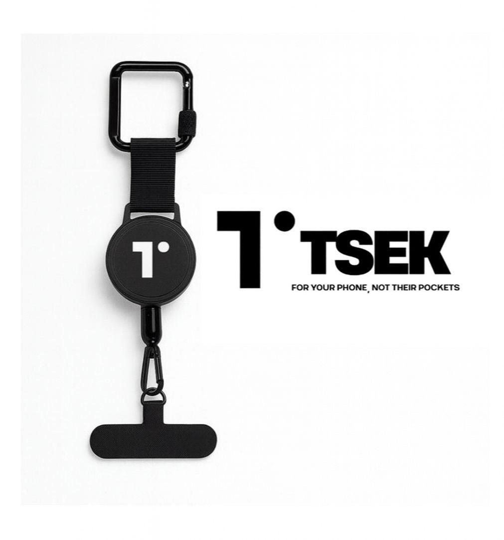 RETRACTABLE STEEL WIRE PHONE LEASH