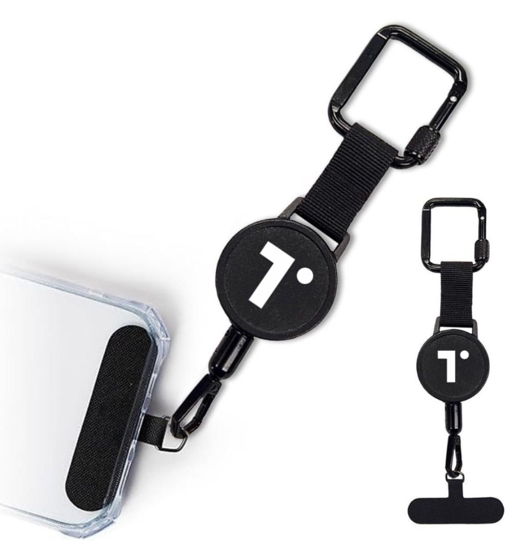 2x RETRACTABLE STEEL WIRE PHONE LEASH + FREE SHIPPING